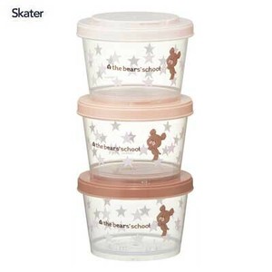 保存容器/储物袋 熊熊学校 Skater 3个每组