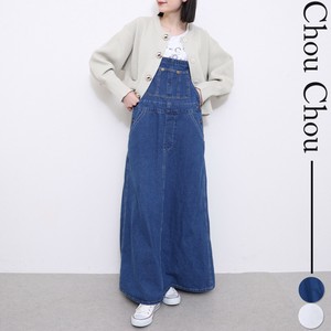 デニムサロペットロングスカート 2025新作　  chouchou東京