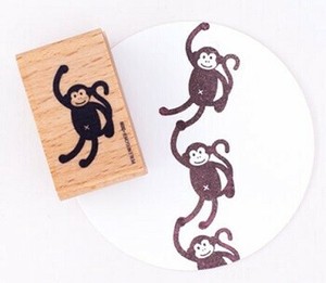 Perlenfischer スタンプ☆猿 サル 動物☆