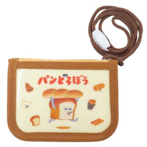 【お財布】パンどろぼう ネック小銭入れ ブラウン