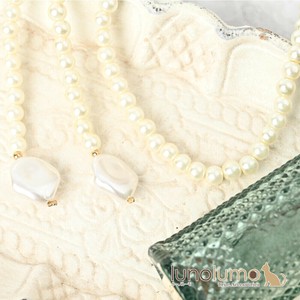 Necklace/Pendant Pearl Necklace Ladies fashion White 124cm