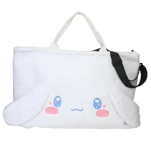 【ボストンバッグ】シナモロール うるふわファー 2wayボストンバッグ