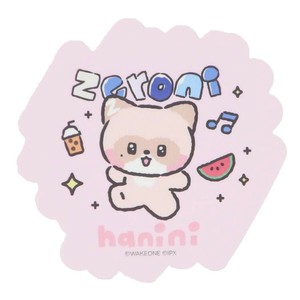 【ステッカー】zeroni ダイカットステッカーミニ hanini