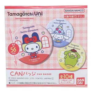 【缶バッジ】たまごっち×サンリオ CANバッジ 全10種