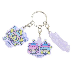 【キーホルダー】たまごっち×サンリオ 3連アクリルキーホルダー ゆにまるっち×リトルツインスターズ