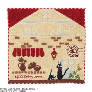 スタジオジブリ　魔女の宅急便 ジジ パン屋とジジ ミニタオル