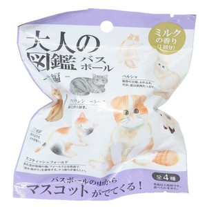 【取寄品】【入浴剤】大人の図鑑 バスボール 猫編