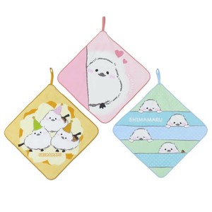 【ループタオル】しままる ループ付きタオル 3枚組 しままるといっしょ