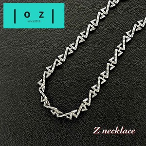 Zモチーフ ネックレス　ストリート　メンズネックレス