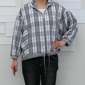 ドビーチェックタフタパーカー