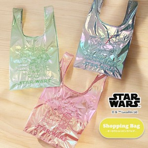 オーロラショッピングバッグ  "スターウォーズ" レイア・オーガナ R2-D2 C-3PO