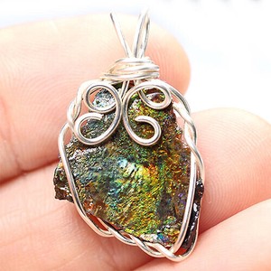 Gemstone Pendant Natural Stone Top Pendant