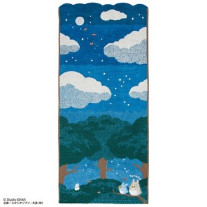スタジオジブリ　となりのトトロ 月夜の晩に　フェイスタオル
