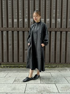 【2025SS】日本製 リネン衿フリルブワンピースNo824149