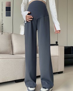 Maternity Clothing Slacks Casual Spring Wide Pants