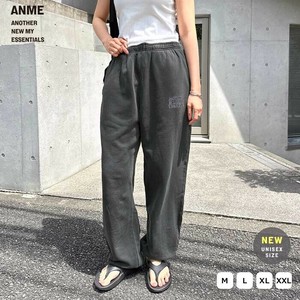 ピグメント加工 ANME エンブロイダリー ロゴ 裏毛 スウェット パンツ