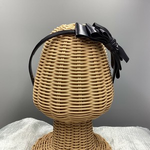 Hairband/Headband black Leather
