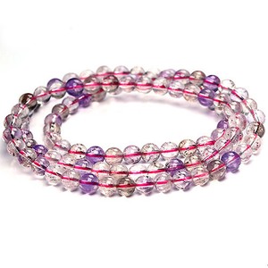 Gemstone Bracelet Rutile Quartz 6mm