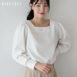 2025新作【長袖タックパフスリーブブラウス】シャツ　トップス　長袖