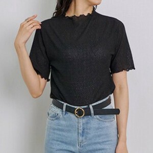 バブルシャーリング ボトルネックTEE　SS【2025新作】