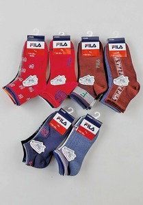 FILA　ソックス　3足組　靴下　ソックス　クルーソックス　フィラ　レディース