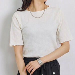 カットシャーリングクルーネックTEE　SS【2025新作】