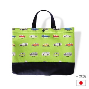 日本製 レッスンバッグ 車柄 バッグ 子供用 5色展開