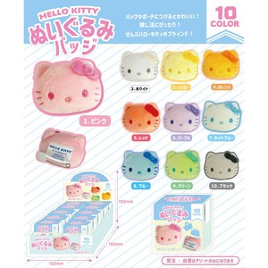 ハローキティ カラバリ ぬいぐるみバッジ（アソート）