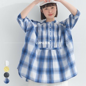 タイプライター ボザム ピンタック デザイン チュニック 綿100%【2025年春夏新作】