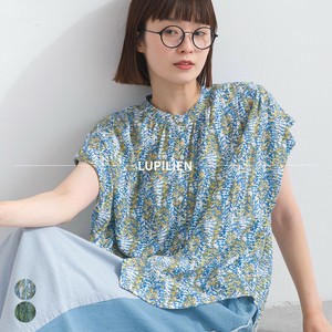 Button Shirt/Blouse Rayon Band Collar Printed Botanica [S/S NEW] Made in India