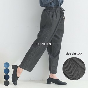 长裤 新商品 2025年 5.5盎司牛仔布 细褶 春夏