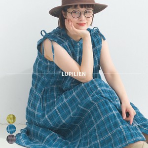 Casual Dress Check Sleeveless [S/S NEW]