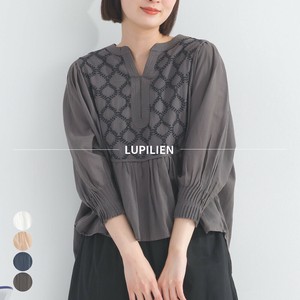 Button Shirt/Blouse Front Cotton [S/S NEW]