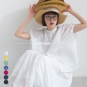 Button Shirt/Blouse Pintucked Indian Cotton Cotton [S/S NEW]