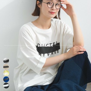 220g天竺 ADDICTED ロゴ オーバーサイズ Tシャツ ラウンドヘム【2025年春夏新作】