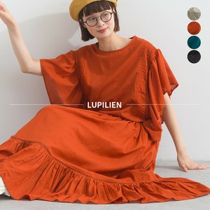 Skirt Striped Dobby Indian Cotton Flare Tiered [S/S NEW]