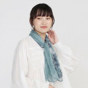 披肩 披肩 女士 UV紫外线 礼盒/礼品套装 花卉图案