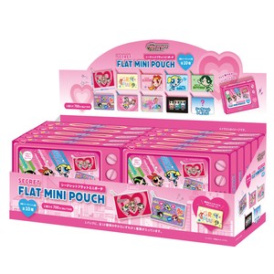 8月下旬入荷　パワーパフガールズ　シークレットフラットミニポーチ　10個入BOX