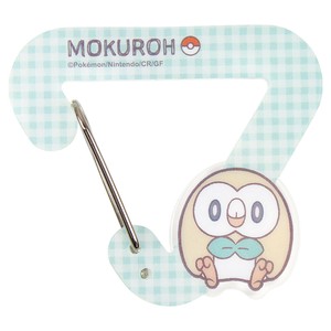 ポケピース　ダイカットアクリルカラビナホルダー　モクロー