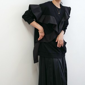 运动衫 Design 黑 不对称 折扣/打折 休闲
