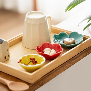 Hasami ware Side Dish Bowl Camellia Arita ware Clover Lemon