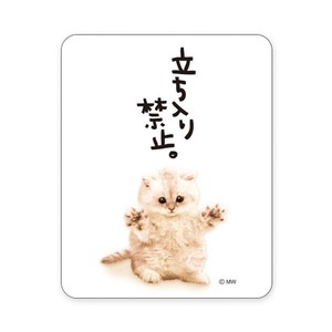 MWステッカー バラエティ 82266 立ち入り禁止ねこ
