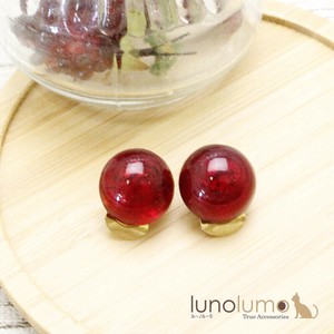 Clip-On Earrings Earrings Red Made in Italy