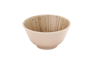 ≪メーカー取寄≫千段十草　3．8寸多用碗（白）［日本製 美濃焼 食器 ］