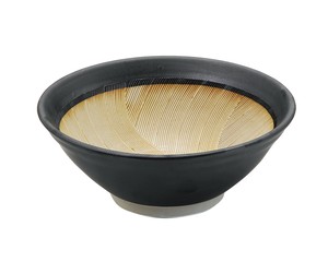 ≪メーカー取寄≫こだわりすり鉢　7寸（黒）［日本製 美濃焼 食器 ］