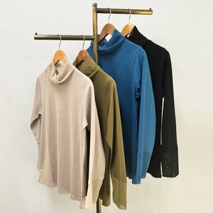 【SALE品】ネット使いコットンカットソー　レディースアパレル　ミセス
