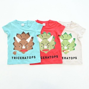 Kids' Short Sleeve T-shirt T-Shirt Triceratops