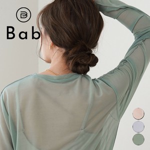 【SALE】ベーシックシアートップス◇着回しのできる透け過ぎないシアーの人気アイテム