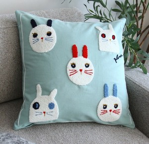 【デザイン性抜群】Plune. クッションカバー「サンクウサギ」動物 おしゃれ かわいい【人気商品】