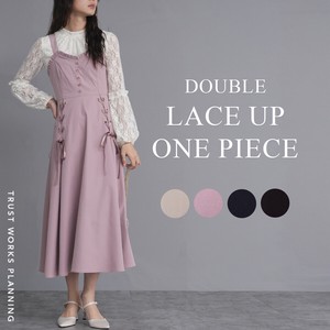 洋装/连衣裙 马甲裙 斜纹 新商品 洋装/连衣裙 裙子